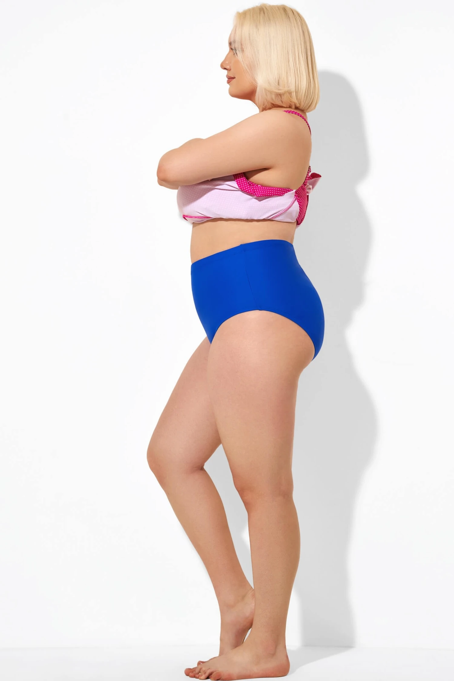 Blue Full Coverage Women Beach Bottom - Image 2