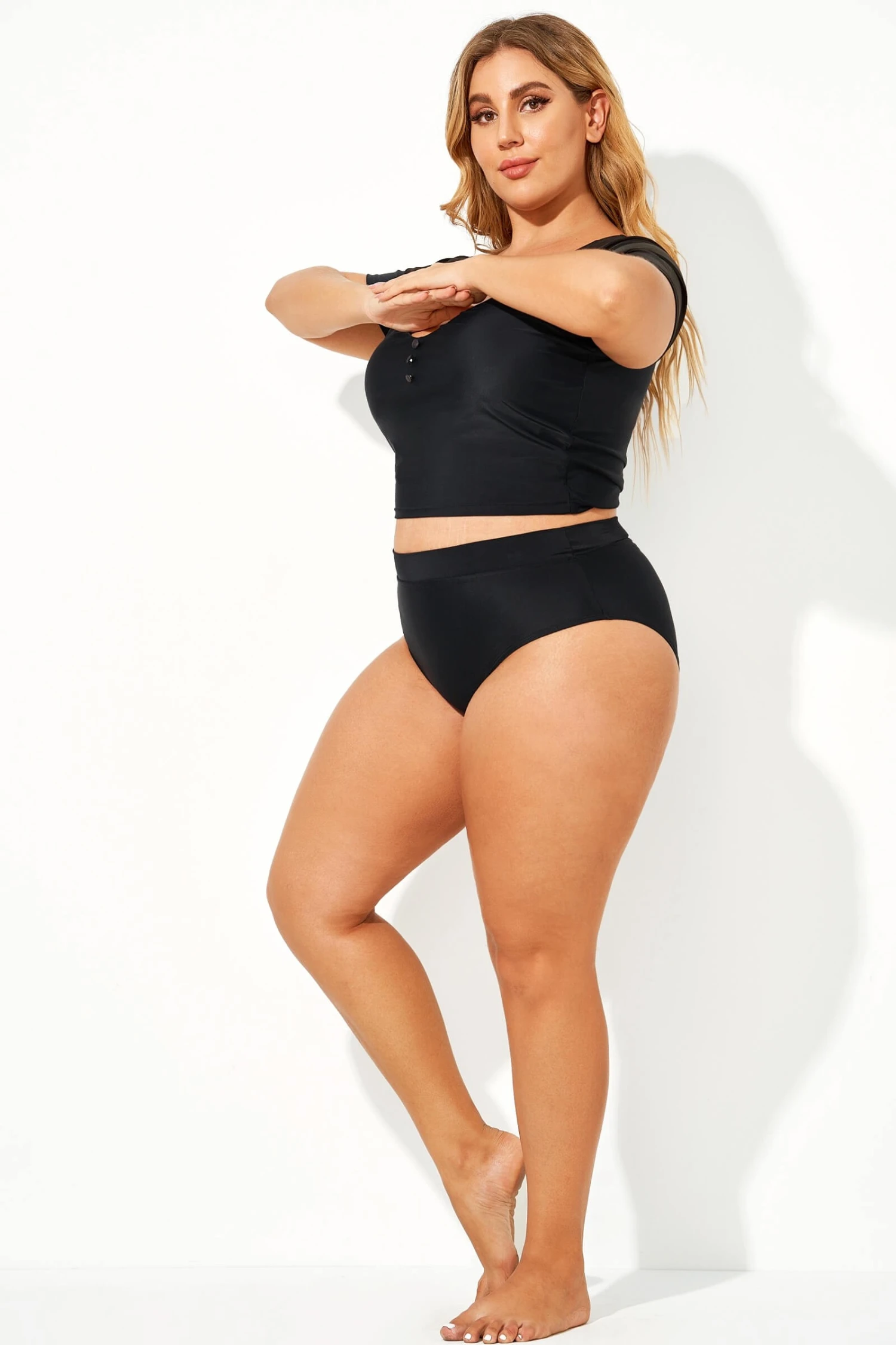 Black Elegant High Waist Women Brief - Image 4