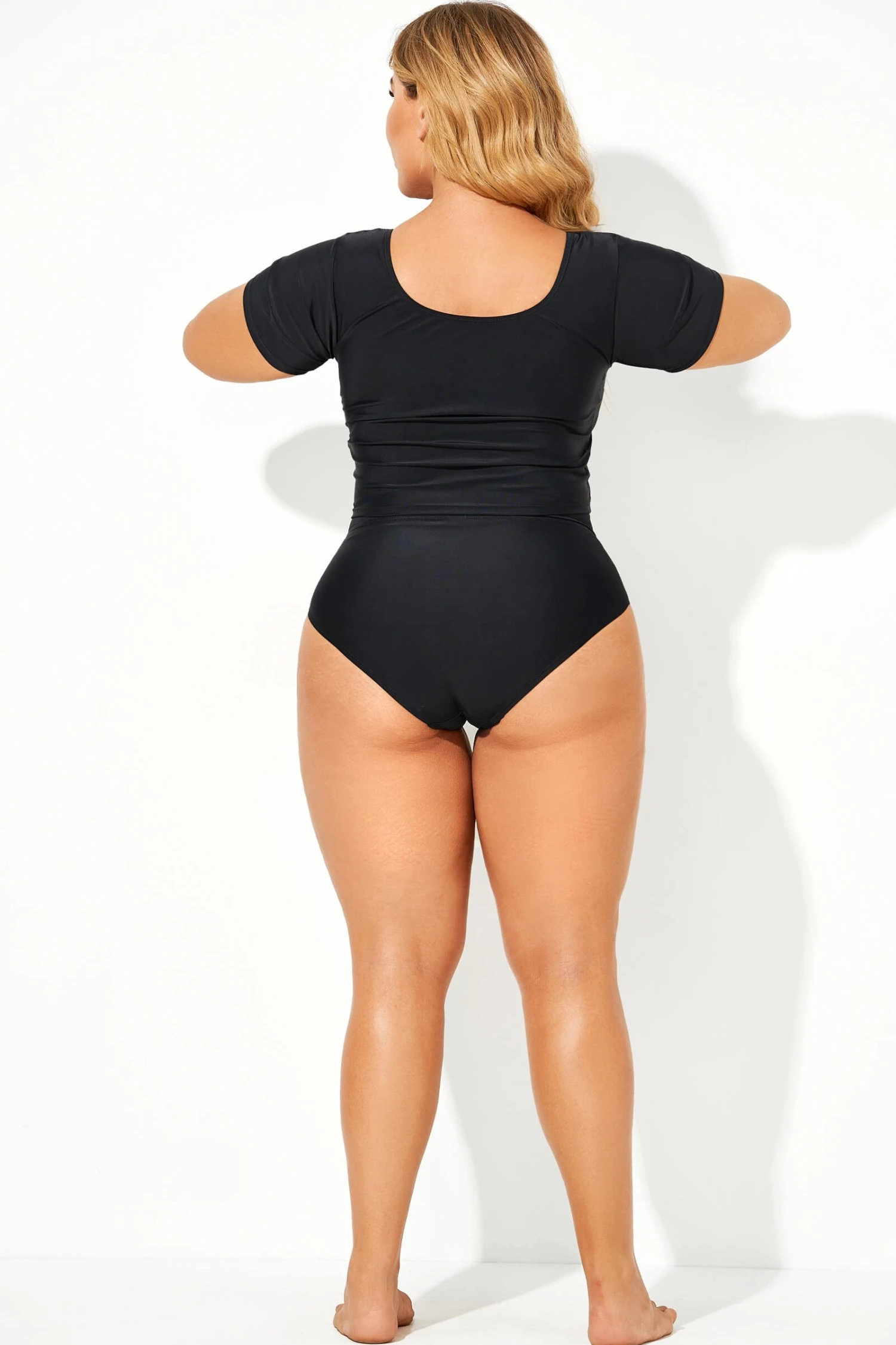 Black Elegant High Waist Women Brief - Image 2