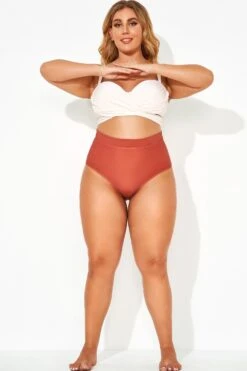 Fashion High Waist Bikini Bottom