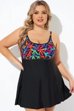 Longitude Double Shoulder Straps Lightweight Swimdress