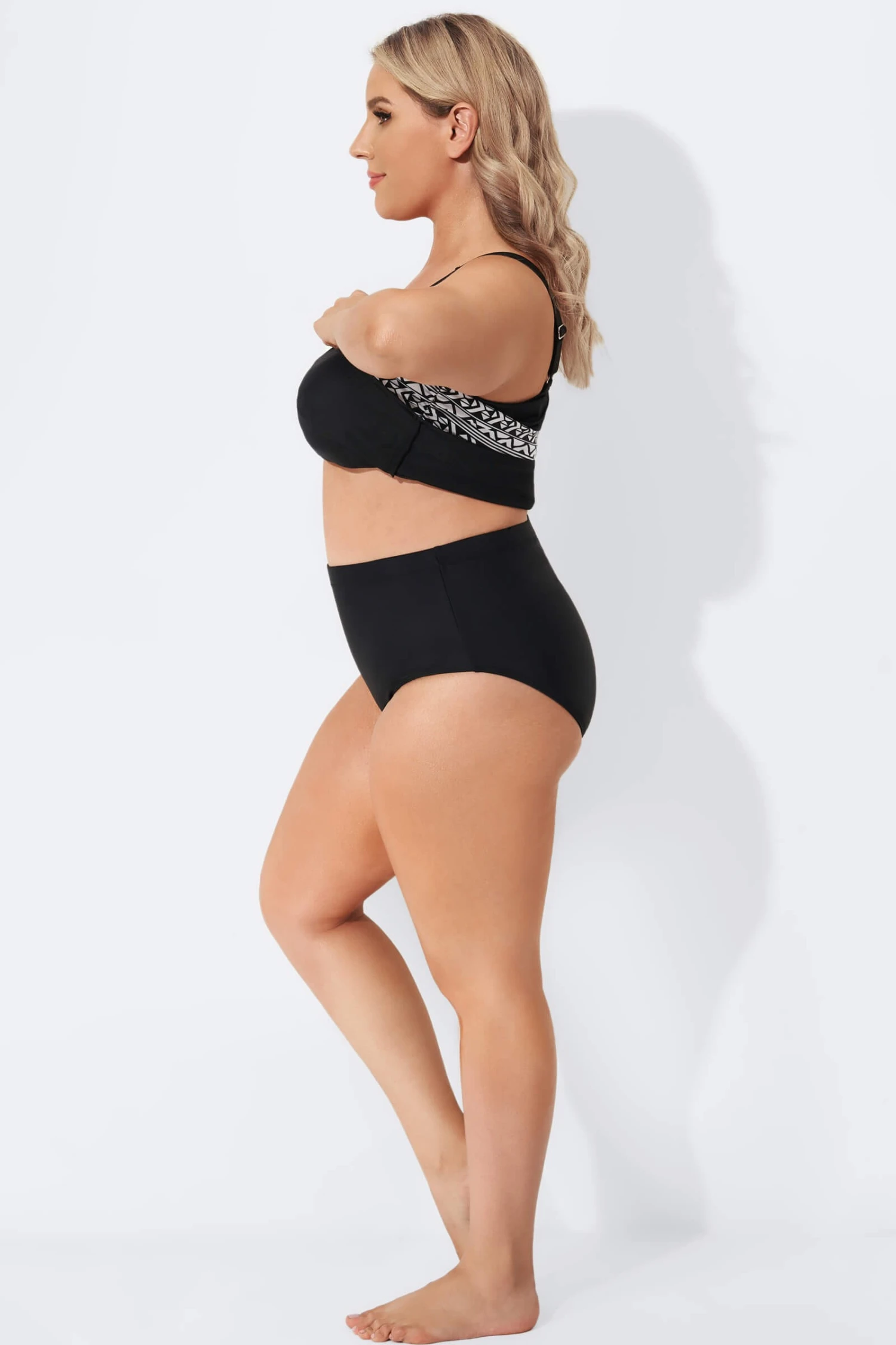 Black Fashion Full Coverage Brief For Lady - Image 2