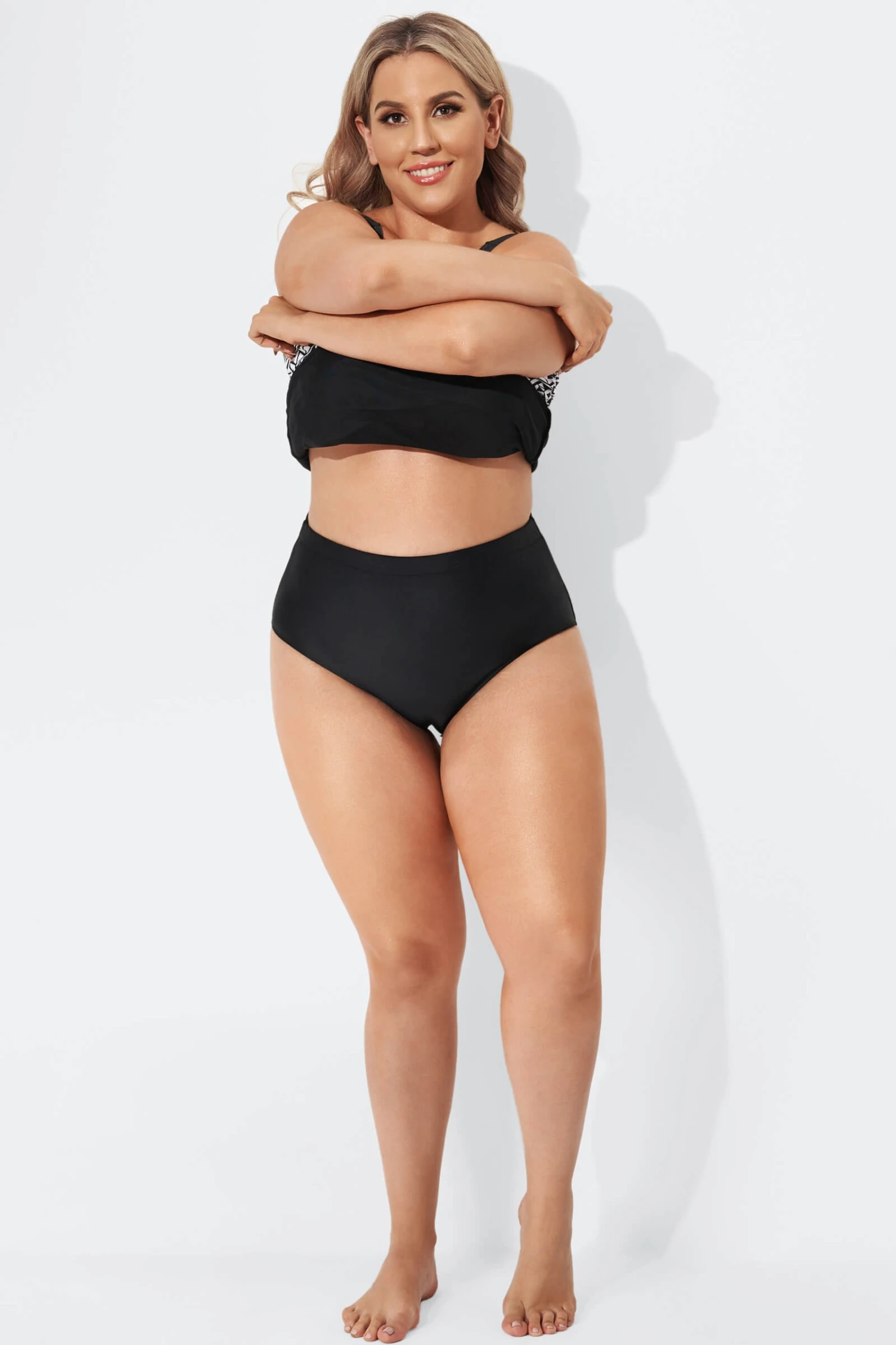 Black Fashion Full Coverage Brief For Lady - Image 4